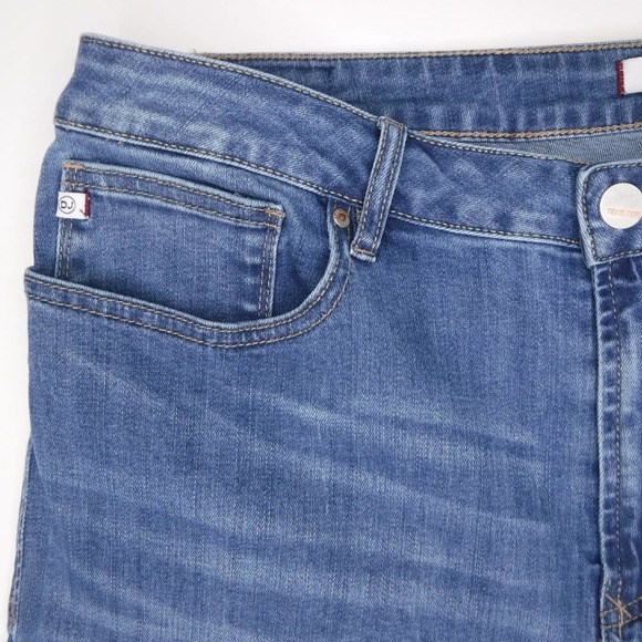 DEAR JOHN DENIM Size‎ 32 High Rise Ankle Jeans Frayed Hems - Picture 3 of 10